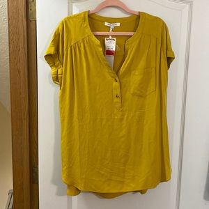 Size L Rose & Olive mustard top